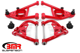 BMR 64-72 A-Body Upper And Lower A-Arm Kit - Red - Corvette Realm