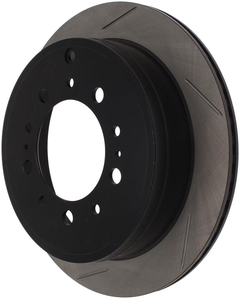 StopTech Power Slot 08-09 Lexus LX450/470/570 / 07-09 Toyota Tundra Slotted Right Rear Rotor - Corvette Realm