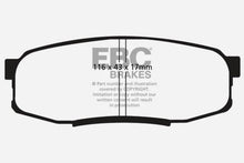 Load image into Gallery viewer, EBC 08+ Lexus LX570 5.7 Extra Duty Rear Brake Pads - Corvette Realm
