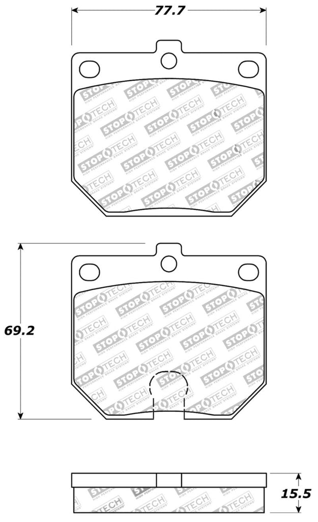 StopTech Street Touring Brake Pads - Corvette Realm