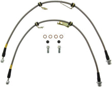 Load image into Gallery viewer, StopTech 06-17 Lexus HS250h / Toyota RAV4 Stainless Steel Front Brake Lines - Corvette Realm