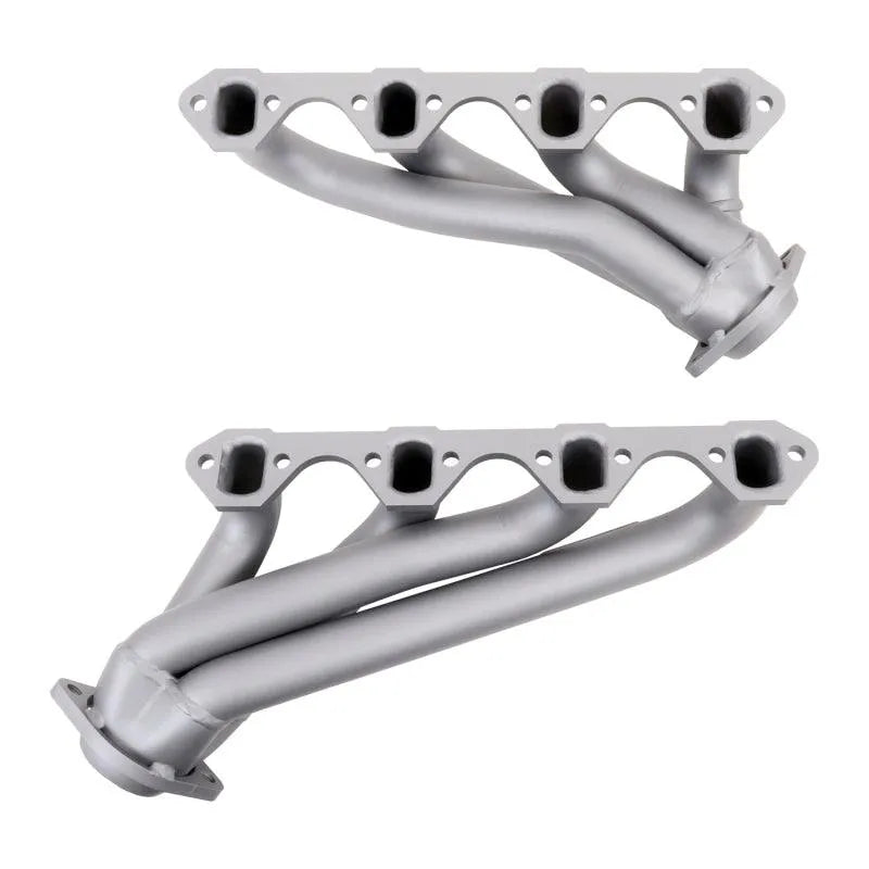 BBK 79-93 Mustang 351 Swap Shorty Unequal Length Exhaust Headers - 1-5/8 Titanium Ceramic - Corvette Realm