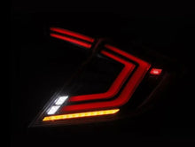 Load image into Gallery viewer, AlphaRex 16-21 Honda Civic Hatchback/ Type-R FK8 Nova-Series LED Tail Lights (Pair) - Alpha Black