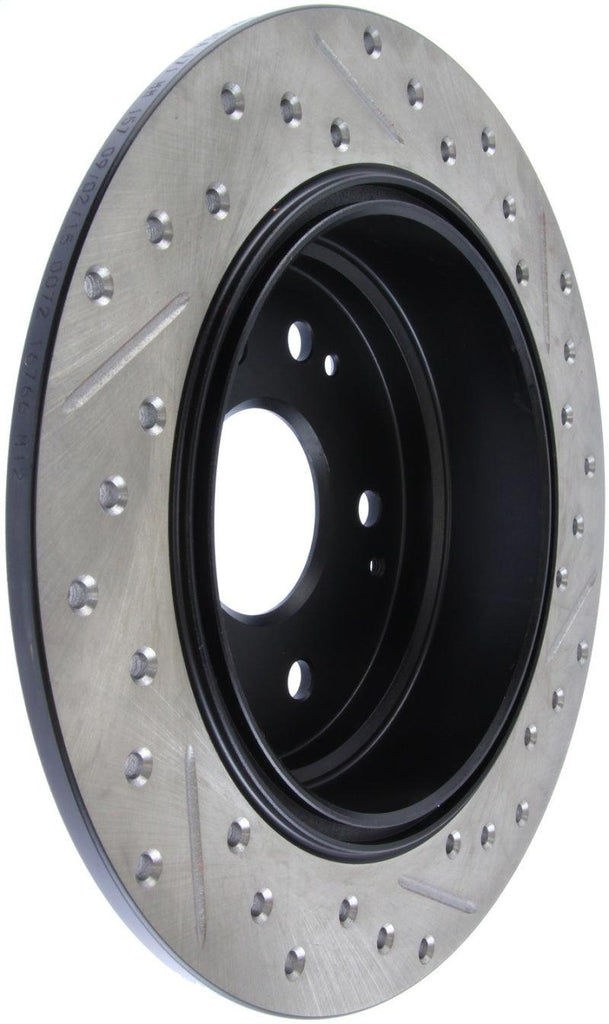 StopTech 04-08 Acura TL / 03-09 honda Element Slotted & Drilled Right Rear Rotor - Corvette Realm