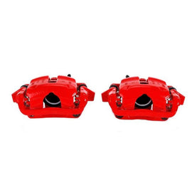 Power Stop 07-16 Mini Cooper Front Red Calipers w/Brackets - Pair - Corvette Realm