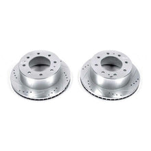 Load image into Gallery viewer, Power Stop 11-20 GMC Sierra 3500 HD Rear Drilled &amp; Slotted Rotor - Pair - Corvette Realm