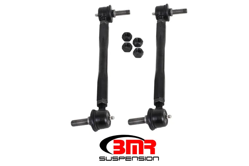 BMR 05-14 S197 Mustang Front Sway Bar End Link Kit - Black