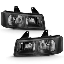 Load image into Gallery viewer, ANZO 2003-2017 Chevy Express Crystal Headlight Black - Corvette Realm