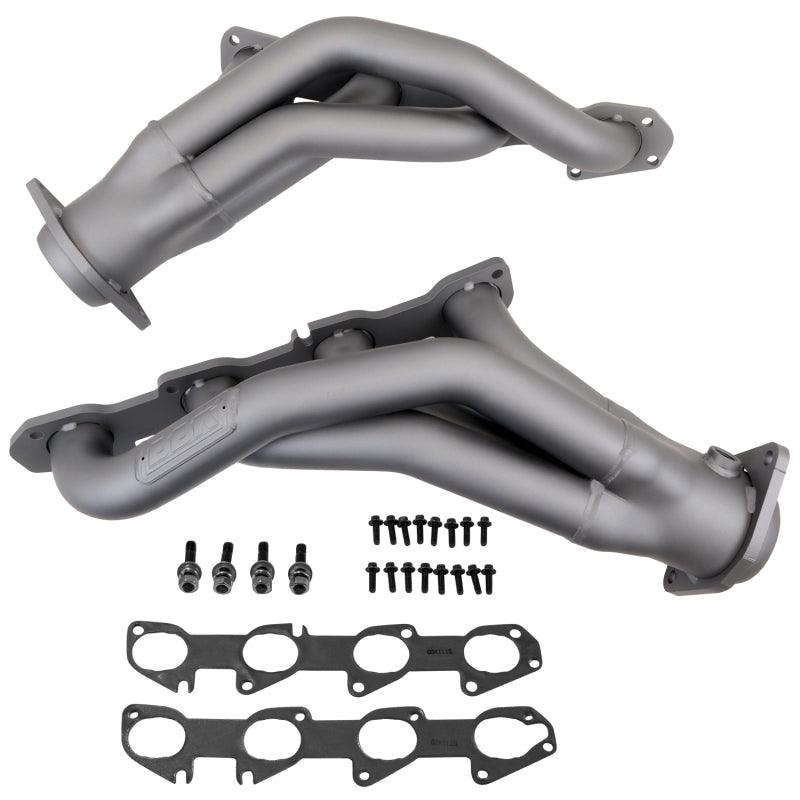 BBK 11-20 Dodge Challenger Hemi 6.4L Shorty Tuned Length Exhaust Headers - 1-7/8in Titanium Ceramic - Corvette Realm