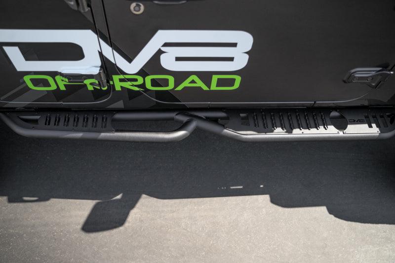 DV8 Offroad 18-23 Jeep Wrangler JL 4 Door Body/Pinch Weld Mounted Step - Corvette Realm