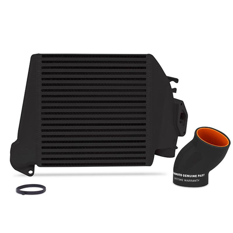 Mishimoto 08-14 Subaru WRX Top-Mount Intercooler Kit - Powder Coated Black & Black Hoses - Corvette Realm