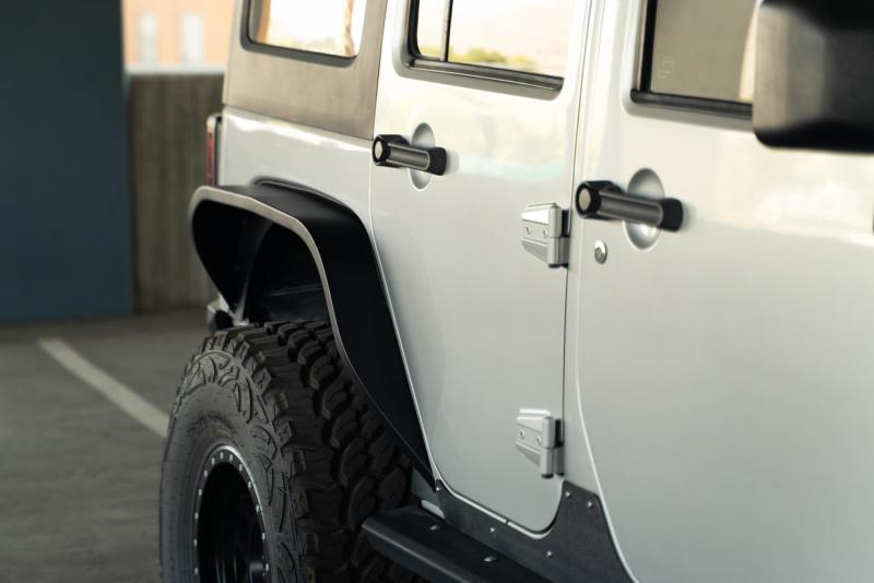 DV8 Offroad 07-18 Jeep Wrangler JK Slim Fender Flares - Corvette Realm