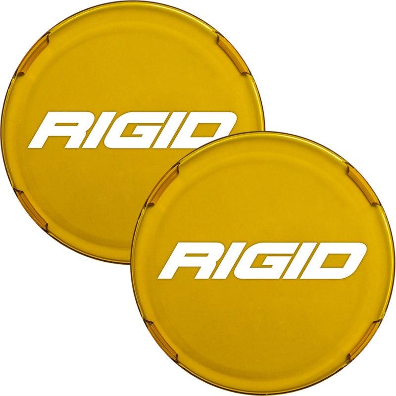 Rigid Industries 360-Series 6in Light Covers - Yellow (Pair) - Corvette Realm