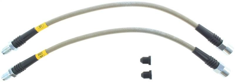 StopTech 08-12 Mercedes C350 / 03-12 Mercedes SL550 Stainless Steel Rear Brake Lines - Corvette Realm