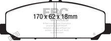 Load image into Gallery viewer, EBC 06-07 Infiniti QX56 5.6 (Akebono) Greenstuff Front Brake Pads - Corvette Realm