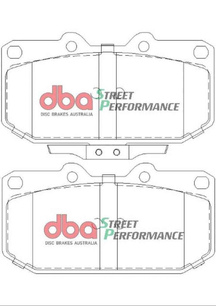 DBA 06-07 Subaru WRX SP500 Front Brake Pads - Corvette Realm