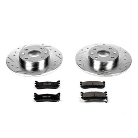 Power Stop 97-03 Ford Escort Rear Z23 Evolution Sport Brake Kit - Corvette Realm