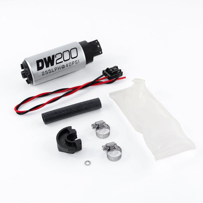 DeatschWerks 94+ Nissan 240sx/Silvia S14/S15 255 LPH DW200 In-Tank Fuel Pump w/ Install Kit - Corvette Realm