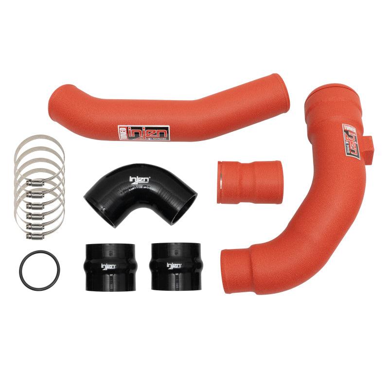 Injen 17-22 Ford F250/F/350/F-450/F-550 V8-6.7L Turbo Diesel Wrinkle Red Intercooler Piping Kit - Corvette Realm