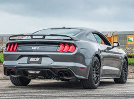 Borla 18-23 Ford Mustang GT 5.0L AT/MT 3in S-Type Catback Exhaust Black Chrome Tips w/ Valves