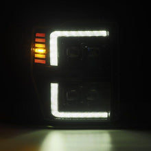 Load image into Gallery viewer, AlphaRex 08-10 Ford F250-550 NOVA-Series LED Projector Headlights Black w/Activ Light/Seq Signal - Corvette Realm