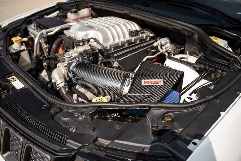 Corsa 20-23 Dodge Durango SRT Hellcat Carbon Fiber Air Intake w/ MaxFlow 5 Oil Filt. - Corvette Realm