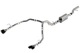 Borla 21-25 Chevrolet Tahoe 6.2L V8 2/4WD 4DR T-304 SS S-Type Cat-Back Exhaust w/ Black Chrome Tips