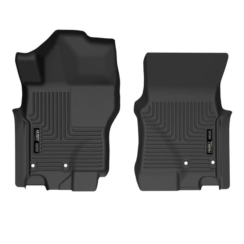 Husky Liners 2022 Nissan Frontier CC Front Floor Liners - Black - Corvette Realm