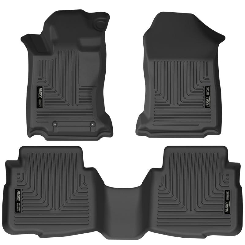 Husky Liners 2020 Subaru Legacy/Outback WeatherBeater Black Front & 2nd Seat Floor Liners - Corvette Realm