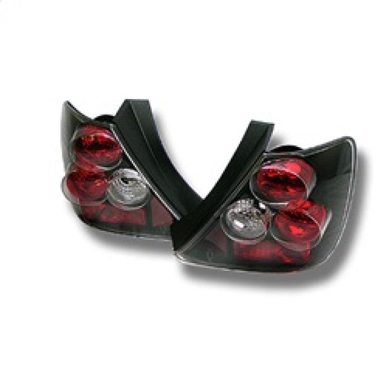 Spyder Honda Civic Si 03-05 Hatchback 3DR Euro Style Tail Lights Black ALT-YD-HC03-3D-BK - Corvette Realm