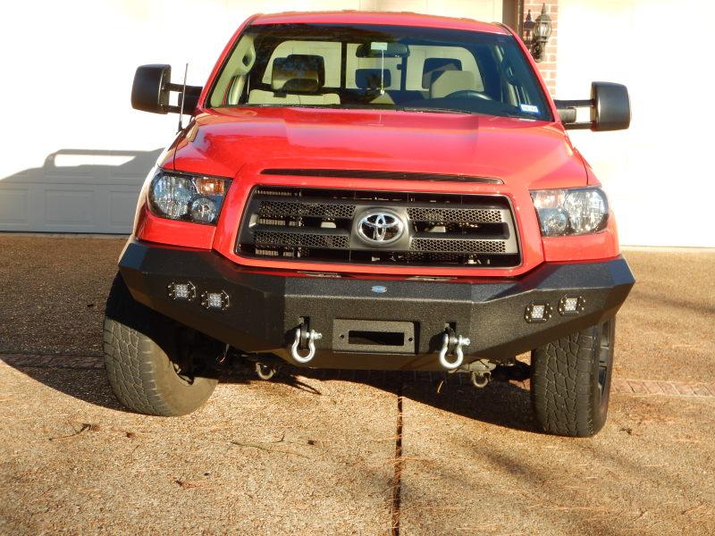 DV8 Offroad 07-13 Toyota Tundra Front Bumper - Corvette Realm