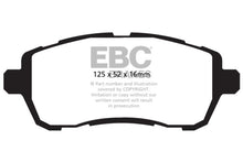 Load image into Gallery viewer, EBC 10+ Ford Fiesta 1.6L (Excl ST) Yellowstuff Front Brake Pads - Corvette Realm