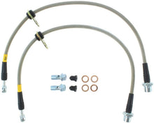 Load image into Gallery viewer, StopTech 92-01 Toyota Camry Stainless Steel Rear Brake Lines - Corvette Realm