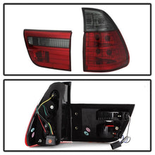 Load image into Gallery viewer, Spyder BMW E53 X5 00-06 4PCS Euro Style Tail Lights- Red Smoke ALT-YD-BE5300-RS - Corvette Realm