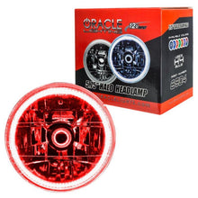 Load image into Gallery viewer, Oracle Pre-Installed Lights 5.75 IN. Sealed Beam - Red Halo - Corvette Realm
