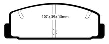 Load image into Gallery viewer, EBC 03-04 Mazda Protege 2.0 Turbo (Mazdaspeed) Redstuff Rear Brake Pads - Corvette Realm