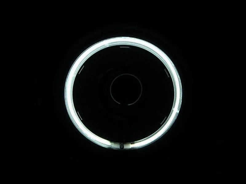 ANZO 2007-2013 Toyota Fj Cruiser Projector Headlights w/ Halo Black - Corvette Realm