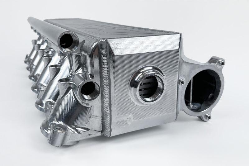 CSF Gen 2 B58 Race X Charge-Air-Cooler Manifold - Raw Billet Aluminum Finish - Corvette Realm