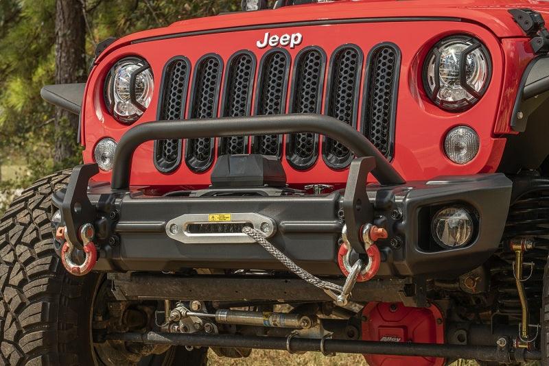 Rugged Ridge Arcus Front Bumper Set W/ Overrider 2018 Jeep Wrangler JK - Corvette Realm