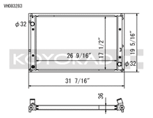 Load image into Gallery viewer, Koyo 2016-2018 Honda Civic 1.5L Radiator (Excl. Type R)