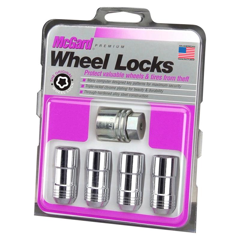 McGard Wheel Lock Nut Set - 4pk. (Cone Seat) 9/16-18 / 7/8 Hex / 1.765in. Length - Chrome - Corvette Realm