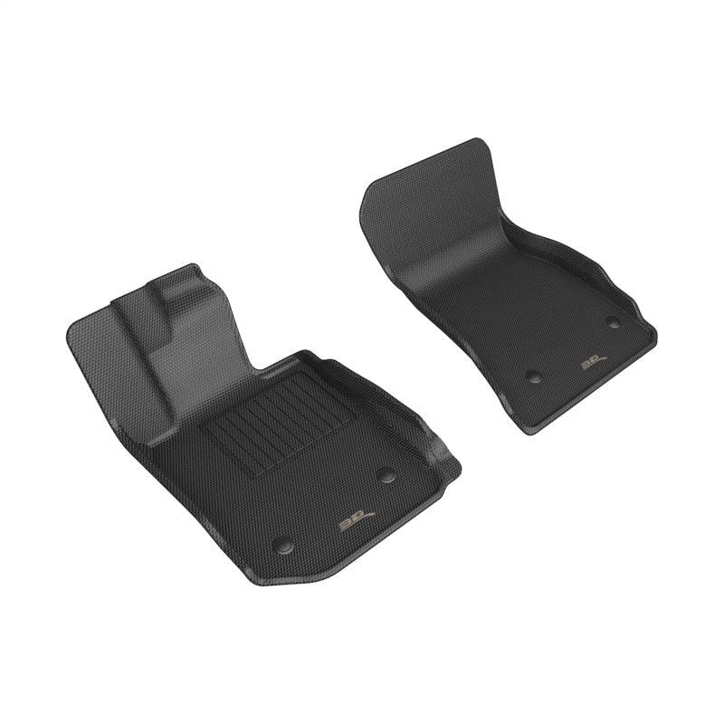 3D MAXpider 22-23 BMW 2 Series Coupe A/T Only KAGU 1st Row Floor Mats - Black - Corvette Realm