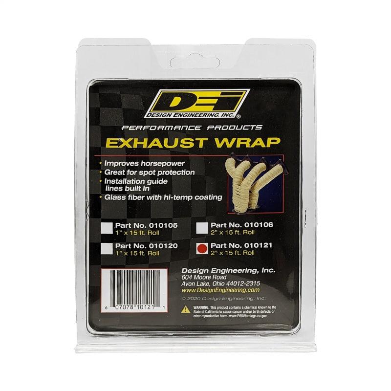 DEI Exhaust Wrap 2in x 15ft - Black - Corvette Realm