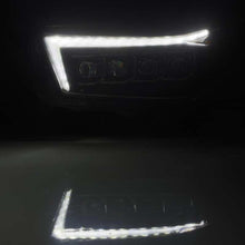 Load image into Gallery viewer, AlphaRex 10-13 Toyota 4Runner NOVA LED Projector Headlights Plank Style Black w/Seq Signal/DRL - Corvette Realm