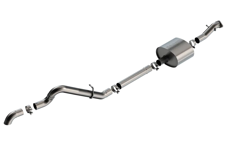 Borla 21-25 Ford Bronco 2.7L 2DR/4DR T-304 Stainless Steel Cat-Back S-Type Exhaust - Brushed