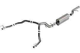 Borla 21-24 Cadillac Escalade 6.2L V8 2/4WD 4DR Touring Cat-Back Exhaust w/ Factory Bezel Tips