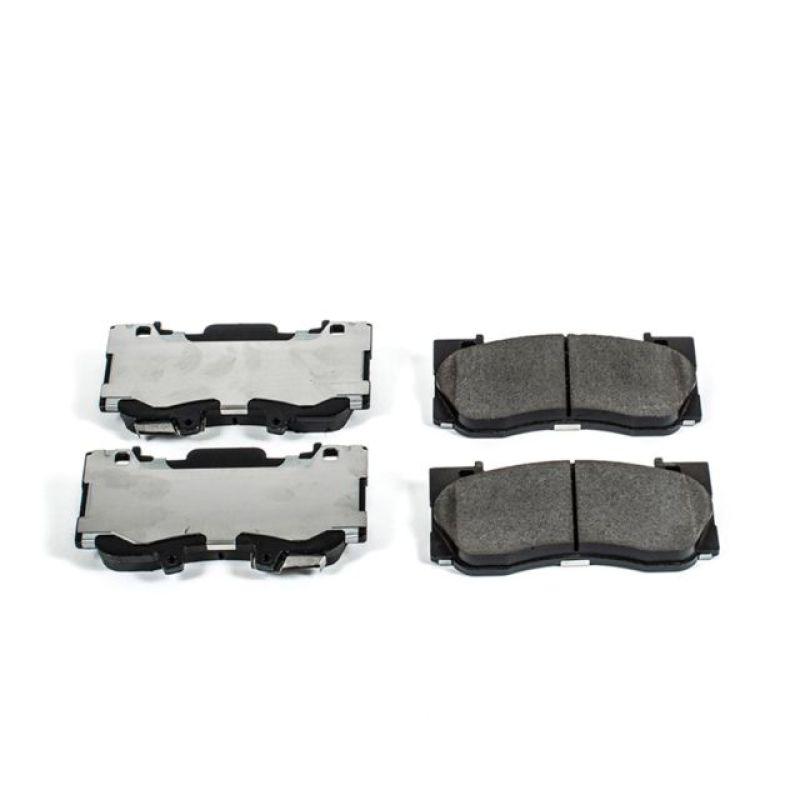 Power Stop 15-19 Ford Mustang Front Z26 Extreme Street Brake Pads w/Hardware - Corvette Realm