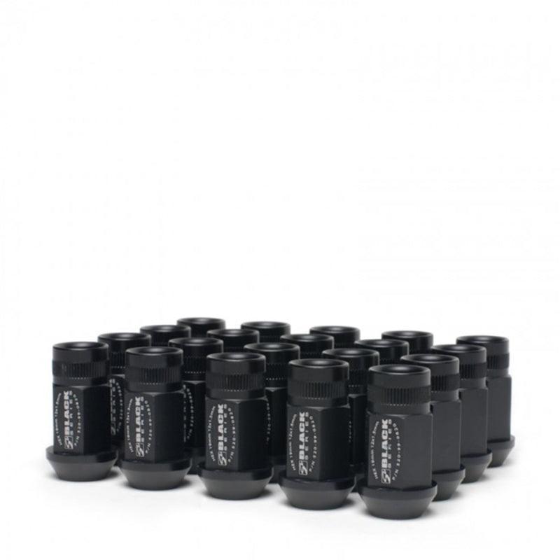 Skunk2 12 x 1.5 Forged Lug Nut Set (Black Series) (16 Pcs.) - Corvette Realm