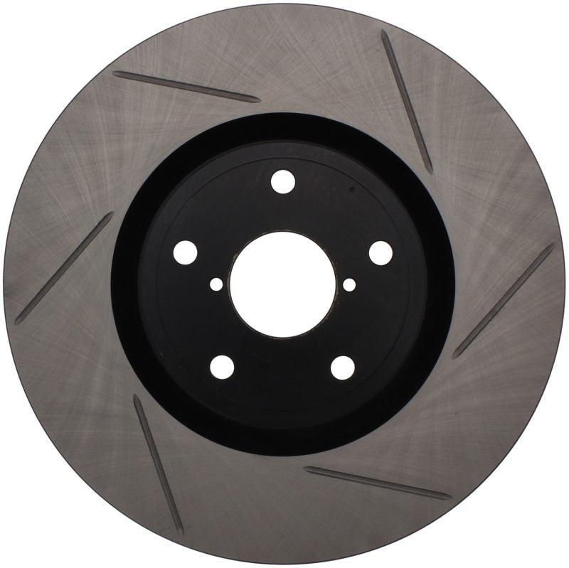 StopTech Power Slot 05-08 STi Front Left Slotted Rotor - Corvette Realm