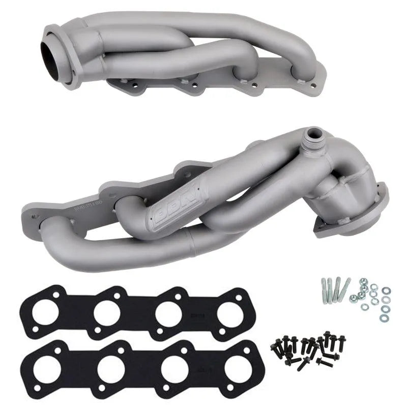 BBK 99-03 Ford F Series Truck 5.4 Shorty Tuned Length Exhaust Headers - 1-5/8 Titanium Ceramic - Corvette Realm
